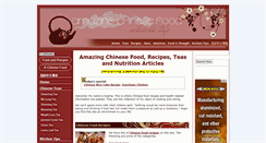 Desktop Screenshot of amazing-chinese-food.com